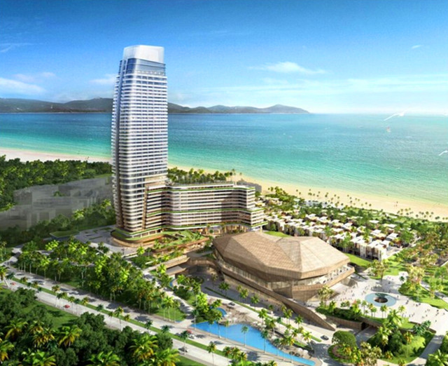 三亚国际财经论坛永久会址30米高SPAN400铝合金脚手架