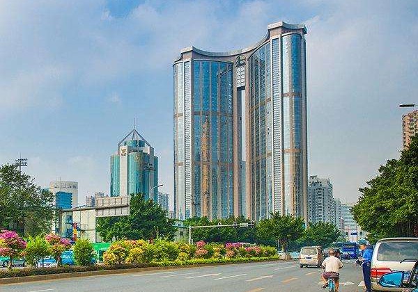 广州中石化大厦铝合金脚手架施工